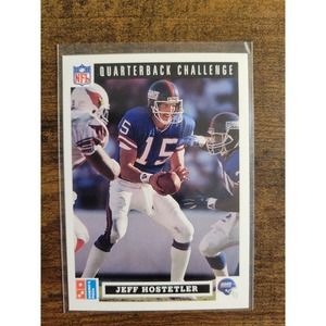 1991 Upper Deck Domino's Quarterback Challenge #18 Jeff Hostetler - Fresh Pull